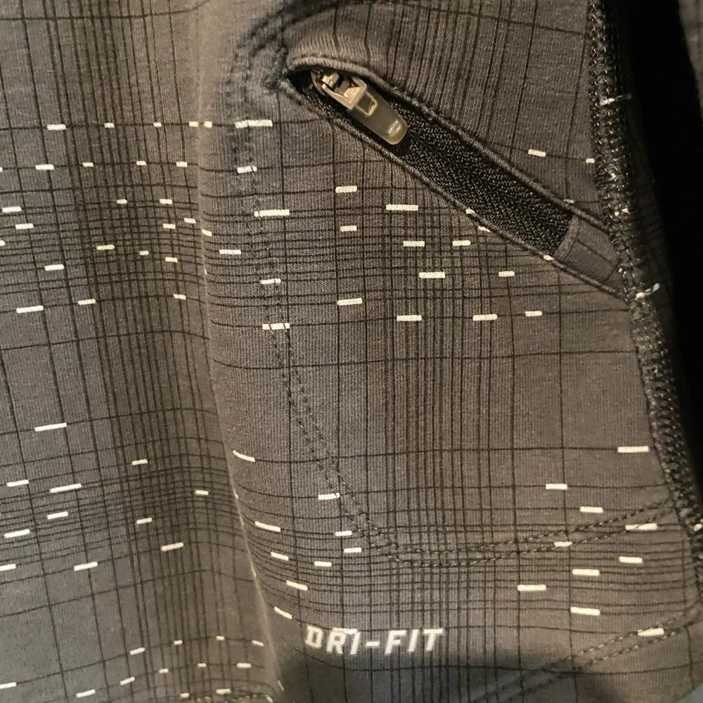 Nike Charcoal Patterned Hoodie